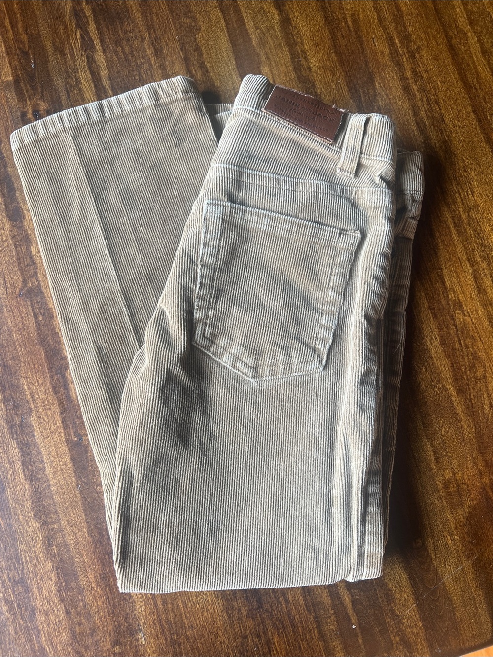 Janie and Jack brown Corduroy Pants with Back Patch